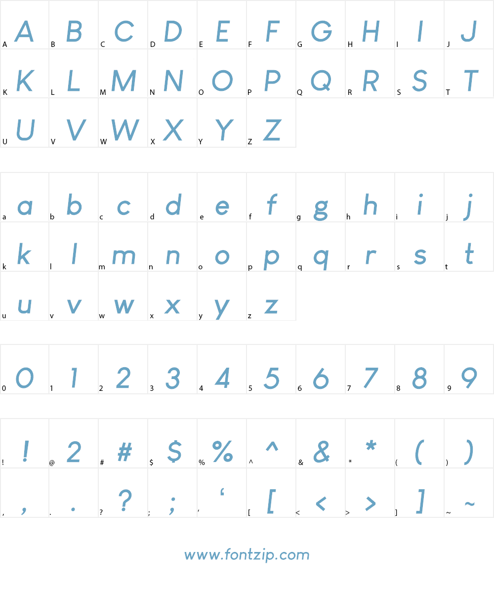 Louis George Café Font Character